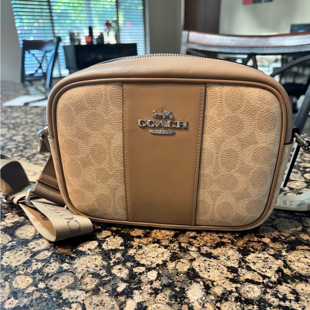 Coach Beige Interior Crossbody Bag